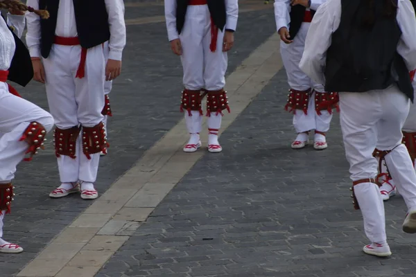 Bask Halk Dansı Festivali — Stok fotoğraf