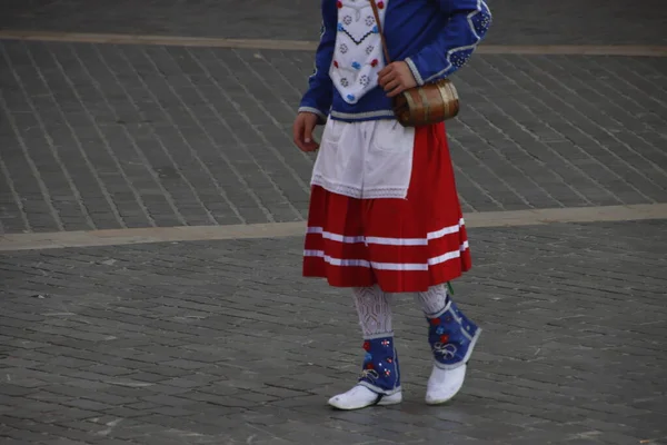 Festival Danza Folclórica Vasca Aire Libre —  Fotos de Stock