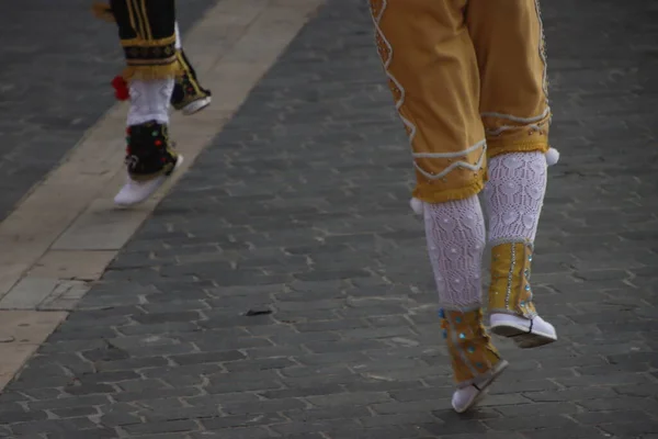 Festival Danse Folklorique Basque Plein Air — Photo