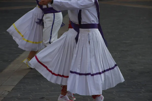 Festival Danza Folclórica Vasca Aire Libre — Foto de Stock