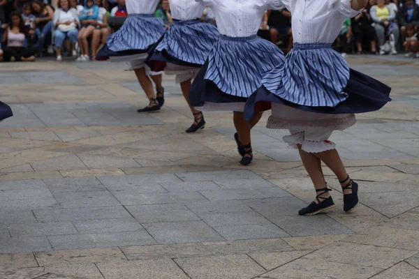 Basque Folk Dance Festival — Stockfoto