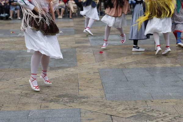 Basque Folk Dance Festival — Stockfoto