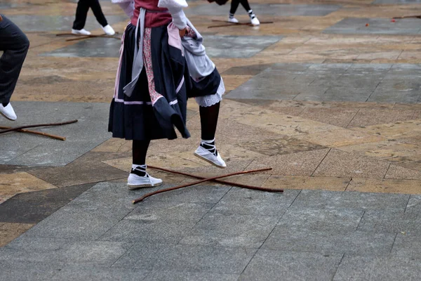 Basque Folk Dance Festival — Stok fotoğraf