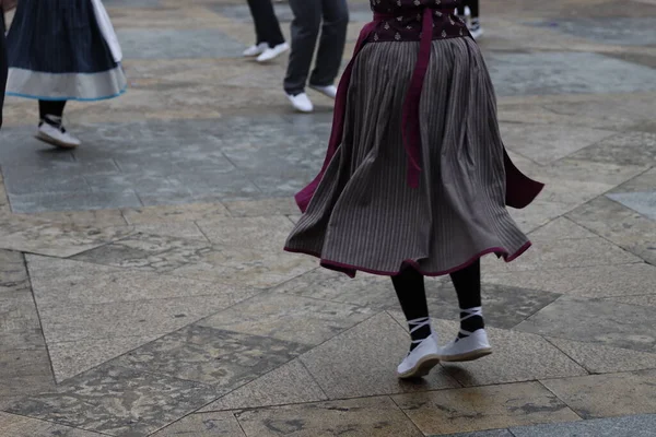 Basque Folk Dance Festival — Stockfoto