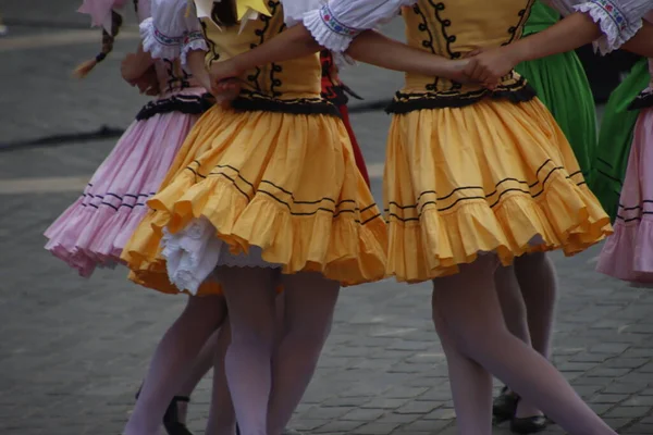 Dança Eslovaca Festival Livre — Fotografia de Stock