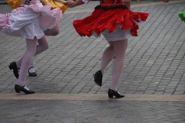 Dança Eslovaca Festival Livre — Fotografia de Stock