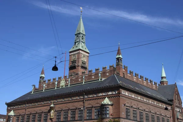 デンマーク コペンハーゲンのダウンタウンの建築 — ストック写真