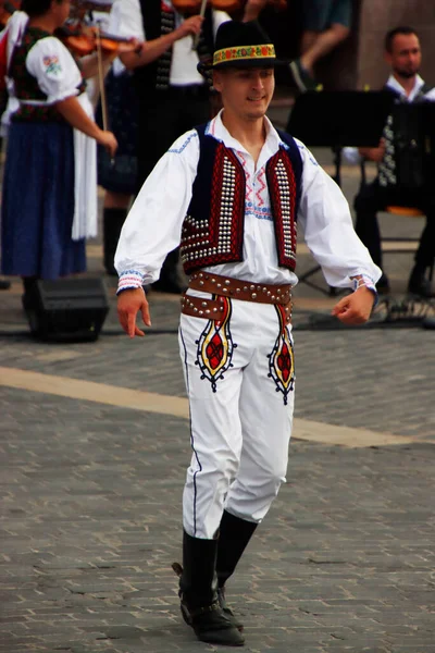 Danza Eslovaca Festival Aire Libre —  Fotos de Stock