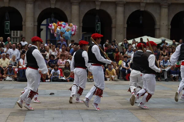 Exposição Dança Popular Basca — Fotografia de Stock