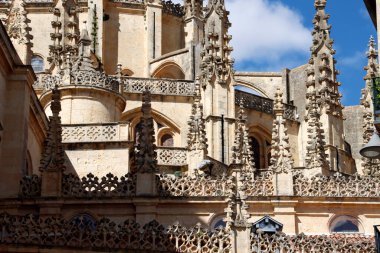 İspanya 'nın Segovia şehrinde klasik mimari