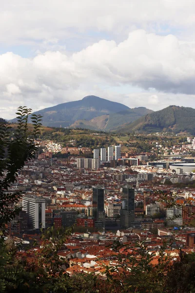 Bilbao Vista Desde Una Colina — Foto de Stock