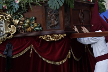 Basque folk dance exhibition in the old town of Bilbao