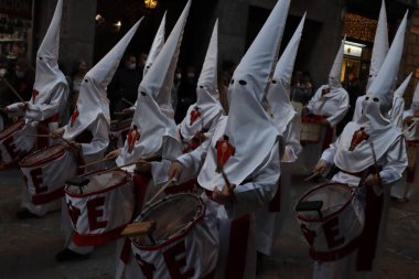 Basque folk dance exhibition in the old town of Bilbao