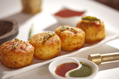 Kızarmış dhokla Hindistan