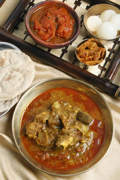 Pakku Mutton curry - Un típico curry de cordero de Sikkim . — Foto de Stock