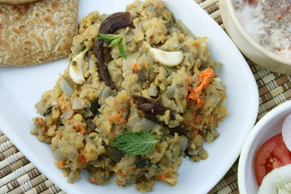 Dal mash is a lentil preparation — Stock Photo, Image