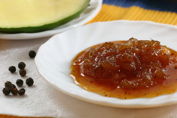 Raw mango chutney from South India — Stock Photo, Image