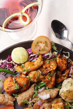 mangal kebap tabağı