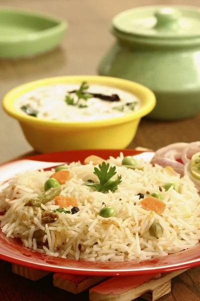 Vegetable Biryani - A popular Indian veg dish made with vegetables