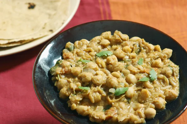 Chana dal em molho picante do norte da Índia — Fotografia de Stock