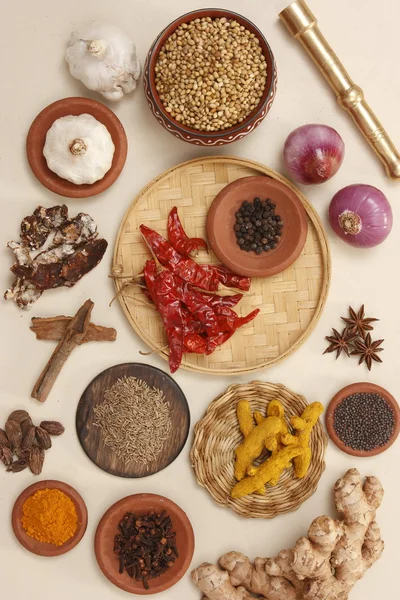 Rajasthani food ingredients — Stock Photo, Image