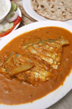 Pomfret köri - karavali bölgesi bir yemek