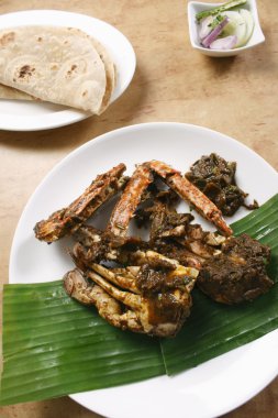 Yengeç masala kerala, Hindistan dan