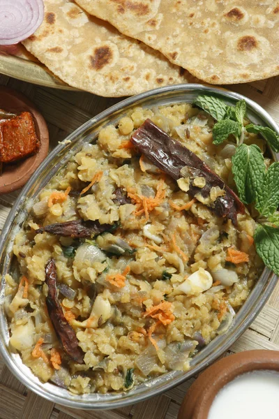 Dal mash is a lentil preparation — Stock Photo, Image