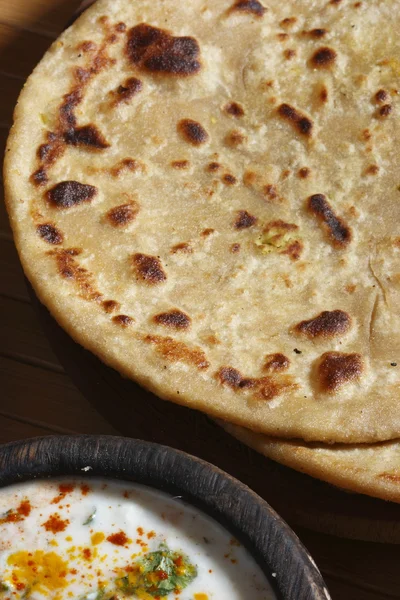 Dal Jo lolo is a pancake made with Yellow moong dal and spices — Stock Photo, Image