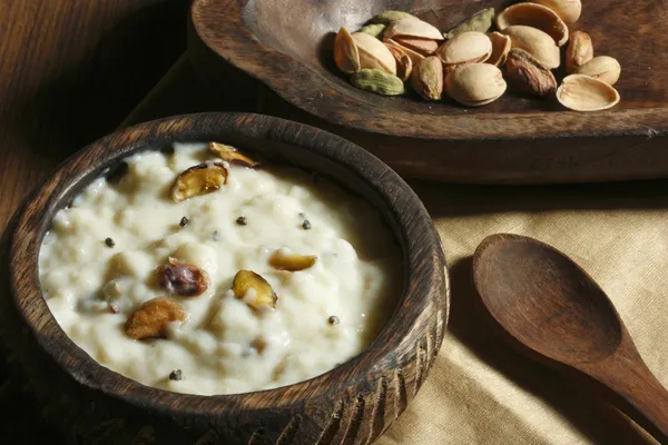 Firnee is a North Indian Dessert — Stock Photo, Image