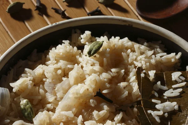 Bhugal Chanwar - Un arroz con cebolla caramelizada —  Fotos de Stock