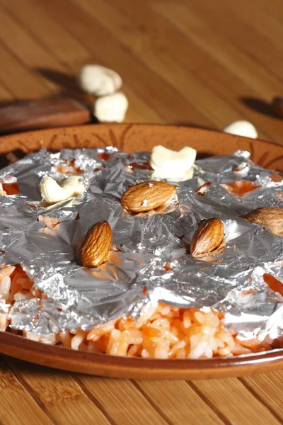Thahiri is a rice based sweet dish made with sugar, thickened milk. — Stock Photo, Image