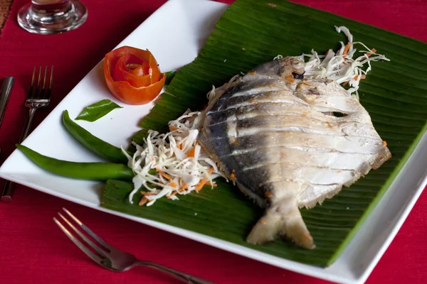 Steamed Fish in Kerala Style. — Stock Photo, Image