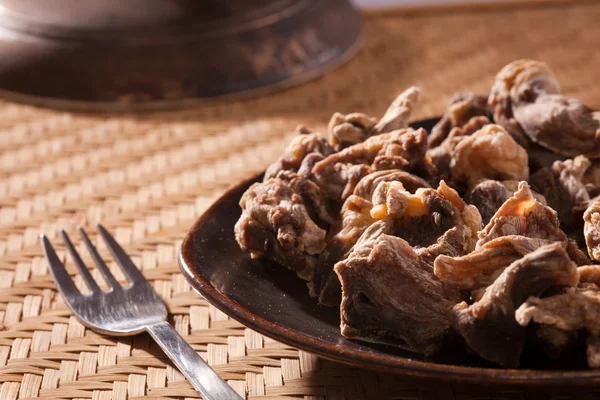 Uppu Kandam (Mutton seco) - Secado al sol y marinado con la cantidad justa de sal marina . —  Fotos de Stock