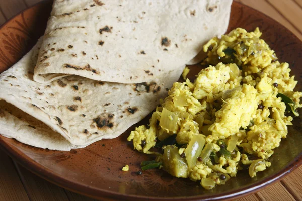 Paneer podimas é um prato à base de queijo de Tamilnadu — Fotografia de Stock