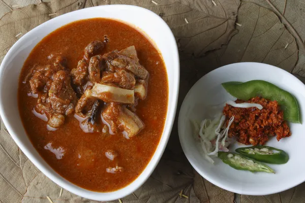 Sorpotel - é um prato de origem portuguesa comumente cozinhado em Goa — Fotografia de Stock