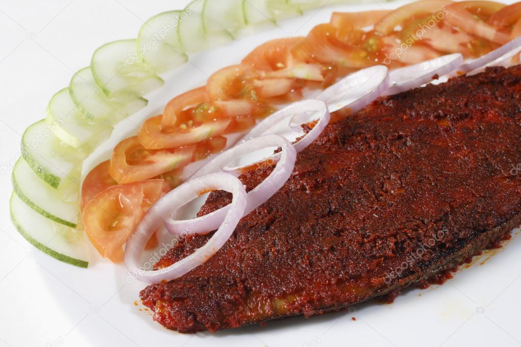 Pomfret A preparation from a fish normally found in Goa, Western