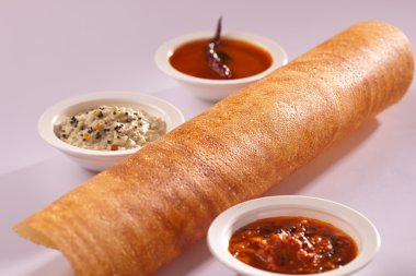 düz dosa - Güney Hint gözleme.