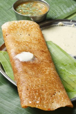 Masala Dosa - a pancake from South India clipart