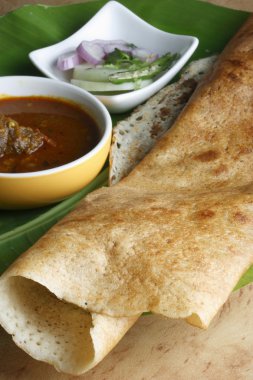 düz dosa - Güney Hindistan gözleme
