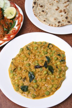 Malabar yeşil bezelye köri kerala dan yemektir.