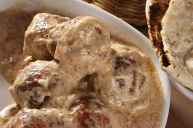 makhmali köfte süt awadhi yöresi yemeğidir.