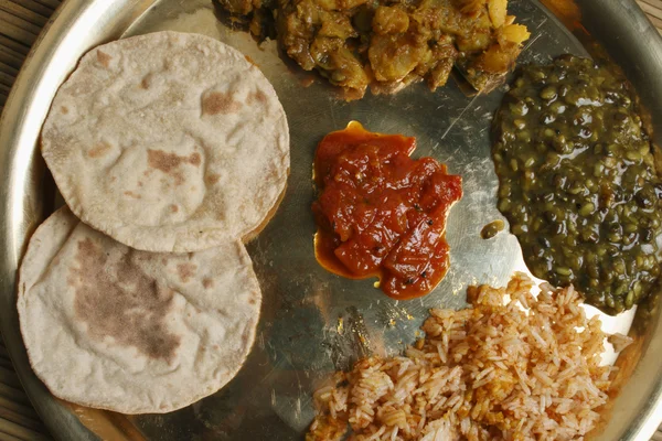 Phapar ko roti - sikkim tipik bir yemek. — Stok fotoğraf
