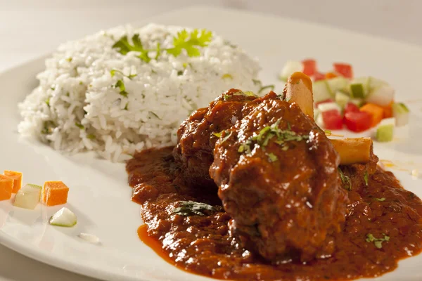 Hammelcurry aus Indien — Stockfoto