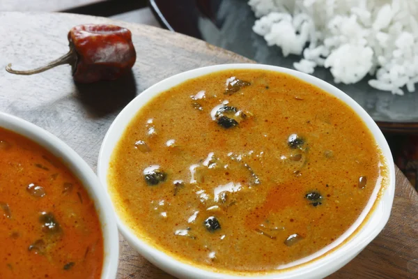 Vatha kulambu - ein Snack aus Kerala — Stockfoto