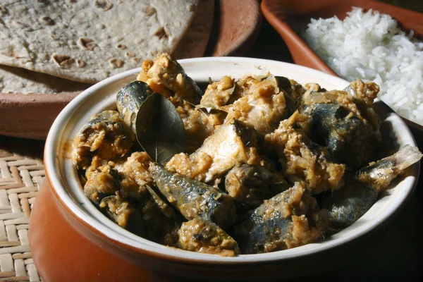 Un curry de poisson de style Kerala du Sud — Photo