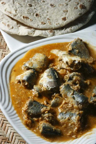 Un curry de poisson de style Kerala du Sud — Photo