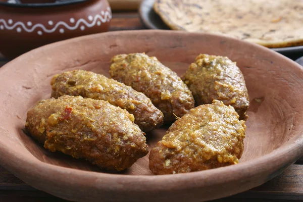 Machh skopové kofta je kashmiri jídlo — Stock fotografie