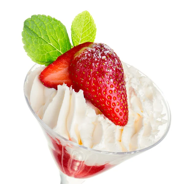 Gourmet creamy dessert — Stock Photo, Image