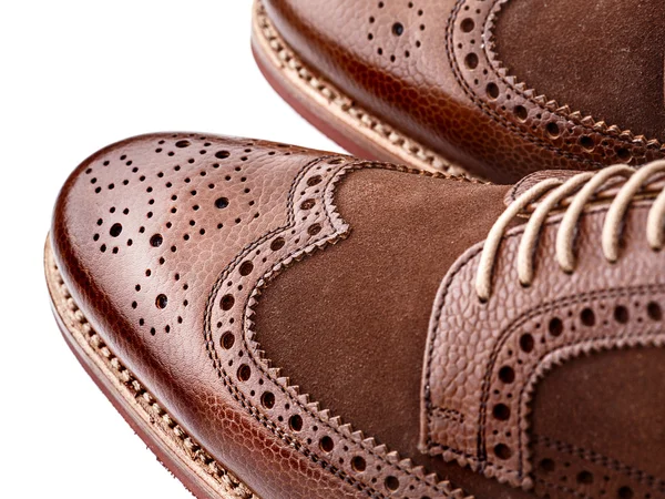 Mens brown  shoes — Stock Photo, Image